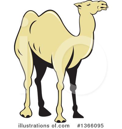 Royalty-Free (RF) Camel Clipart Illustration by patrimonio - Stock Sample #1366095