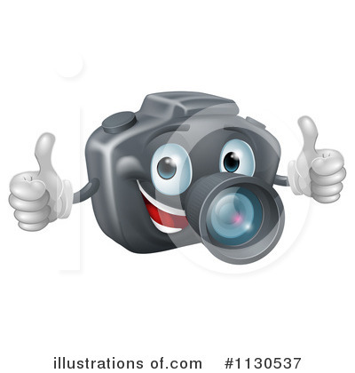 Royalty-Free (RF) Camera Clipart Illustration by AtStockIllustration - Stock Sample #1130537