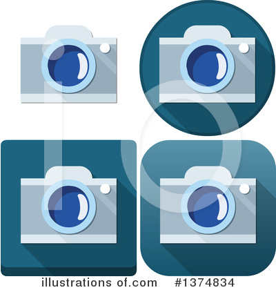 Royalty-Free (RF) Camera Clipart Illustration by Liron Peer - Stock Sample #1374834