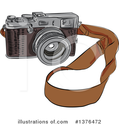 Royalty-Free (RF) Camera Clipart Illustration by patrimonio - Stock Sample #1376472