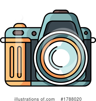 Royalty-Free (RF) Camera Clipart Illustration by beboy - Stock Sample #1788020