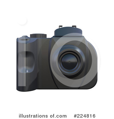 Royalty-Free (RF) Camera Clipart Illustration by patrimonio - Stock Sample #224816