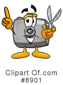 Camera Clipart #8901 by Mascot Junction