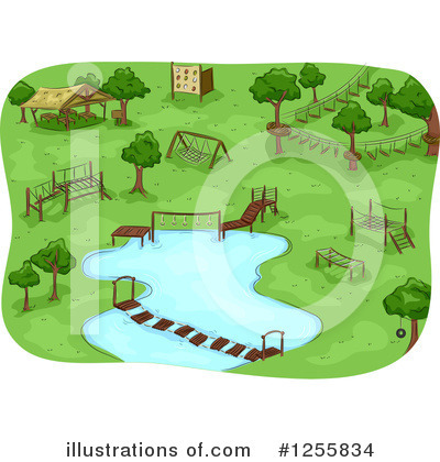 Royalty-Free (RF) Camp Clipart Illustration by BNP Design Studio - Stock Sample #1255834