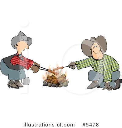 Hot Dogs Clipart #5478 by Dennis Cox