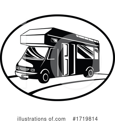 Royalty-Free (RF) Camper Clipart Illustration by patrimonio - Stock Sample #1719814