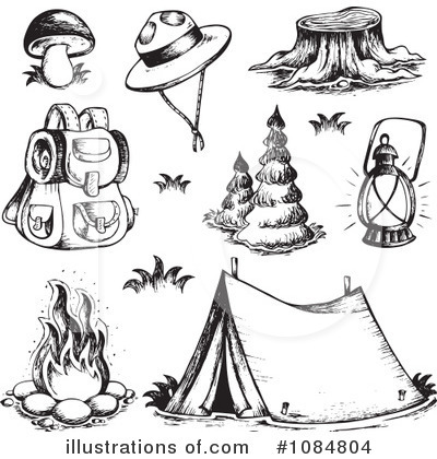 Evergreens Clipart #1084804 by visekart