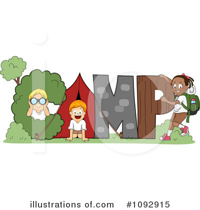 Royalty-Free (RF) Camping Clipart Illustration by BNP Design Studio - Stock Sample #1092915