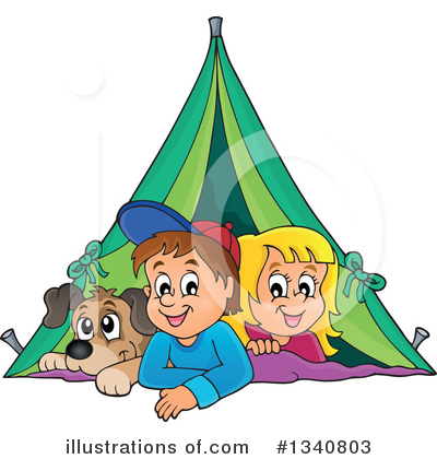 Tent Clipart #1340803 by visekart