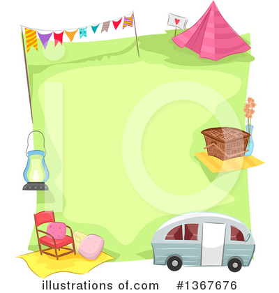 Glamping Clipart #1367676 by BNP Design Studio