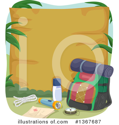 Royalty-Free (RF) Camping Clipart Illustration by BNP Design Studio - Stock Sample #1367687
