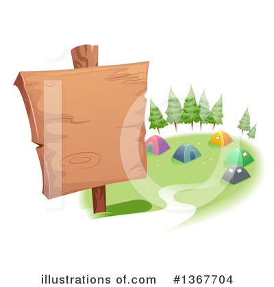 Royalty-Free (RF) Camping Clipart Illustration by BNP Design Studio - Stock Sample #1367704