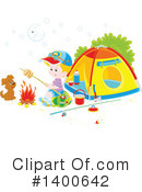 Camping Clipart #1400642 by Alex Bannykh