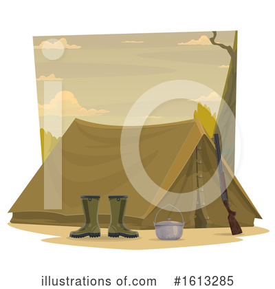 Camping Clipart #1613285 by Vector Tradition SM