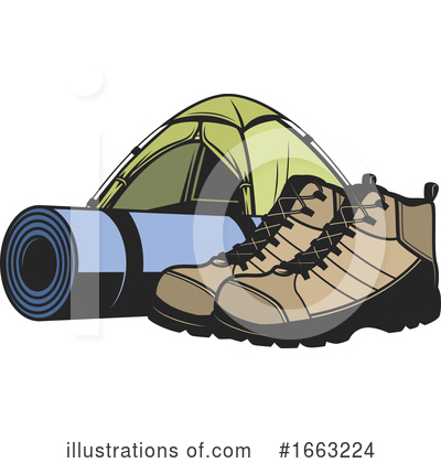Royalty-Free (RF) Camping Clipart Illustration by Vector Tradition SM - Stock Sample #1663224