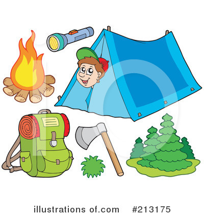 Campground Clipart #213175 by visekart
