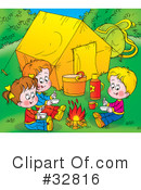 Camping Clipart #32816 by Alex Bannykh