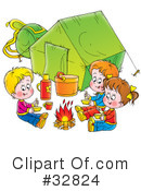 Camping Clipart #32824 by Alex Bannykh