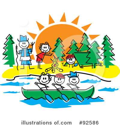 Canoeing Clipart #92586 by Andy Nortnik