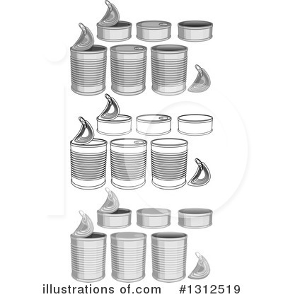Royalty-Free (RF) Can Clipart Illustration by Liron Peer - Stock Sample #1312519