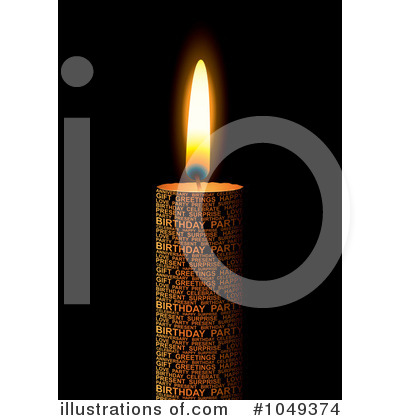 Royalty-Free (RF) Candle Clipart Illustration by michaeltravers - Stock Sample #1049374