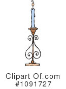 Candle Clipart #1091727 by Steve Klinkel