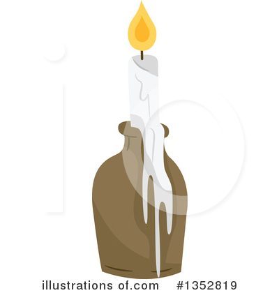 Royalty-Free (RF) Candle Clipart Illustration by BNP Design Studio - Stock Sample #1352819