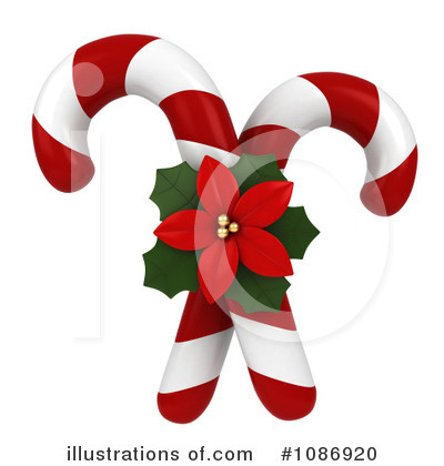 Royalty-Free (RF) Candy Cane Clipart Illustration by BNP Design Studio - Stock Sample #1086920
