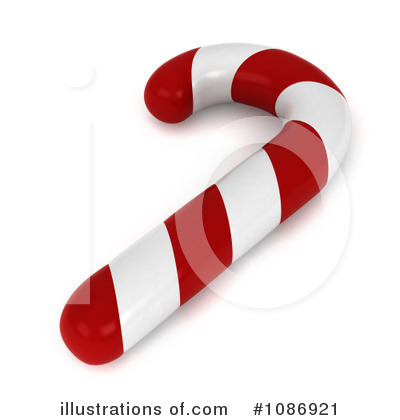 Royalty-Free (RF) Candy Cane Clipart Illustration by BNP Design Studio - Stock Sample #1086921
