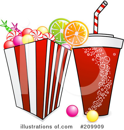 Royalty-Free (RF) Candy Clipart Illustration by elaineitalia - Stock Sample #209909