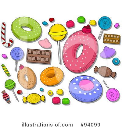 Royalty-Free (RF) Candy Clipart Illustration by BNP Design Studio - Stock Sample #94099