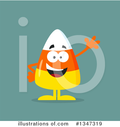 Candy Corn Clipart #1347319 by Hit Toon