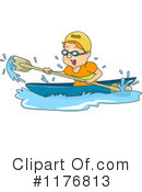 Canoeing Clipart #1176813 by BNP Design Studio