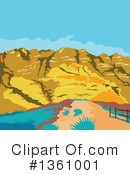 Canyon Clipart #1361001 by patrimonio