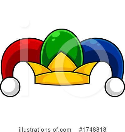 Jester Hat Clipart #1748818 by Hit Toon