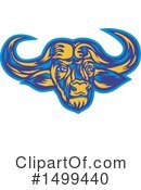 Cape Buffalo Clipart #1499440 by patrimonio