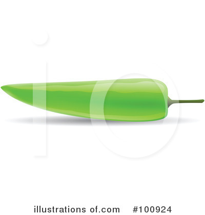 Royalty-Free (RF) Capsicum Clipart Illustration by cidepix - Stock Sample #100924