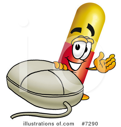 Royalty-Free (RF) Capsule Clipart Illustration by Mascot Junction - Stock Sample #7290
