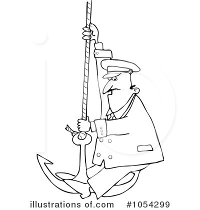 Royalty-Free (RF) Captain Clipart Illustration by djart - Stock Sample #1054299