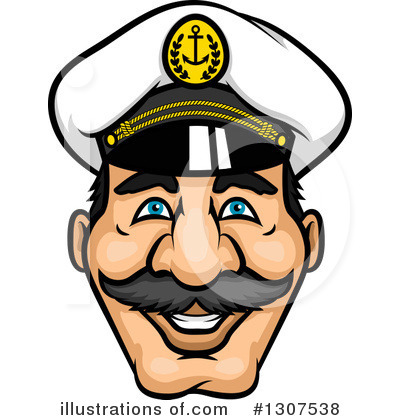 Captain Clipart #1307538 by Vector Tradition SM