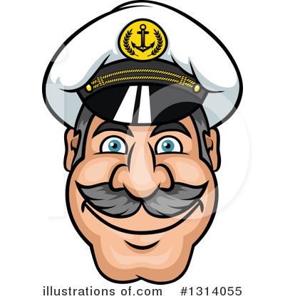 Captain Clipart #1314055 by Vector Tradition SM