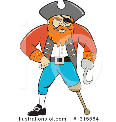 Royalty-Free (RF) Captain Clipart Illustration by patrimonio - Stock Sample #1315584
