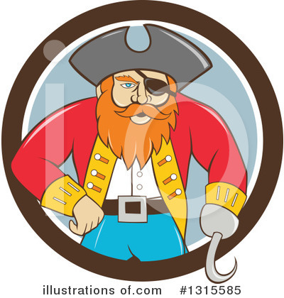 Royalty-Free (RF) Captain Clipart Illustration by patrimonio - Stock Sample #1315585