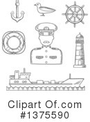 Captain Clipart #1375590 by Vector Tradition SM