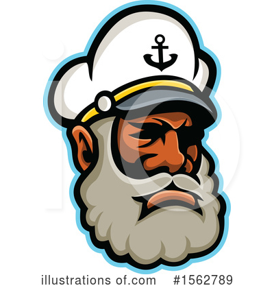 Royalty-Free (RF) Captain Clipart Illustration by patrimonio - Stock Sample #1562789