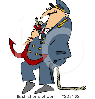 Royalty-Free (RF) Captain Clipart Illustration by djart - Stock Sample #229162