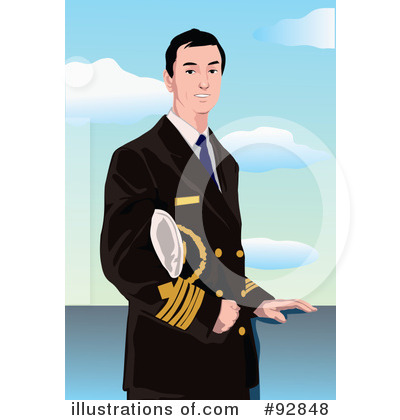 Royalty-Free (RF) Captain Clipart Illustration by mayawizard101 - Stock Sample #92848