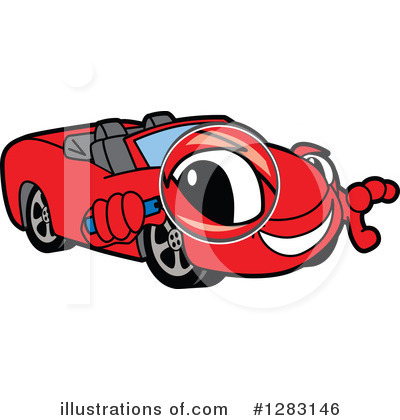 Car Character Clipart #1283146 by Mascot Junction