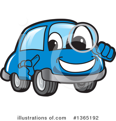 Car Character Clipart #1365192 by Mascot Junction
