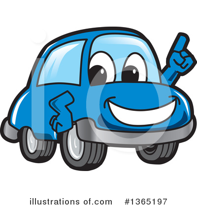 Royalty-Free (RF) Car Character Clipart Illustration by Mascot Junction - Stock Sample #1365197